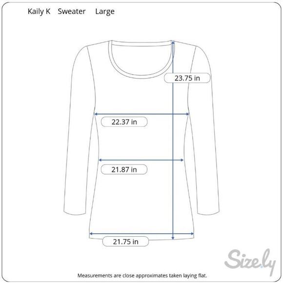 Kaily K Womens Pullover Sweater Size L Taupe Boxy Pockets Roll Hems Soft Knit - Picture 2 of 11